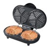Bestron Gaufrier double pour gaufres classiques en forme de cœur, Gaufrier avec revêtement anti-adhésif, Sweet Dreams collect