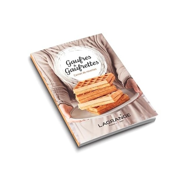 Gaufrier 4 Gaufres - 2 jeux de plaques Gaufres de Bruxelles + Gaufrettes, Noir Mat