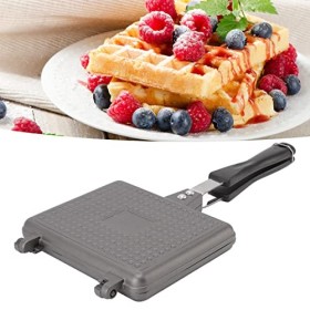 Topyond Gaufrier Outil De Cuisson De Gaufres Antiadhésif Efficace Gaufrier Carré Universel Opération Facile Adapté Aux Access