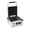 Royal Catering RCWM-2600-R Gaufrier double rond 2 x 1300 W, minuterie 15 min, téflon et aluminium, acier inoxydable 