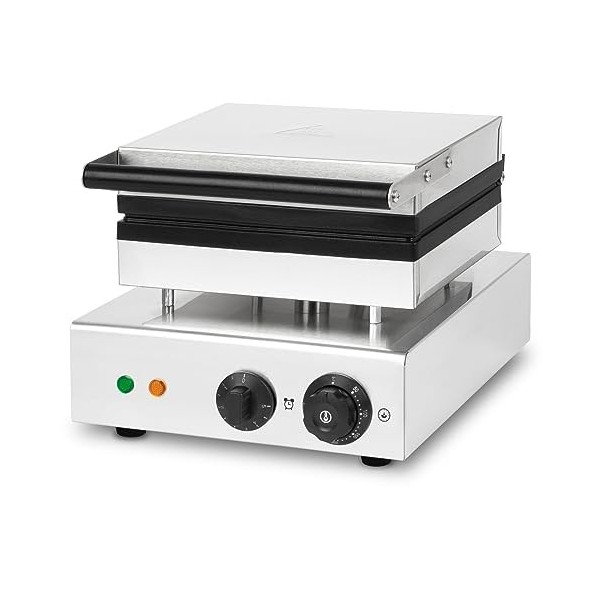 VERTES Gaufrier pour Gaufres sur Batonnet, 6 Gaufres en même temps, 120 Pièces par Heure, réglable 0°-300°C, Anti-Adhérent, M