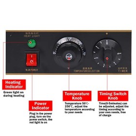 Fayelong Gaufrier Oeufs De Hong Kong Appareil Pour Gâteaux Doeuf Acier Inoxydable Electrique Antiadhésif Rotatif Professionn