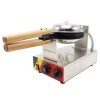 CGOLDENWALL Bubble Waffle Gaufrier Machine Électrique 0-300°C Réglage de la Température Minuterie 0-5 Minutes Anti-adhésive F