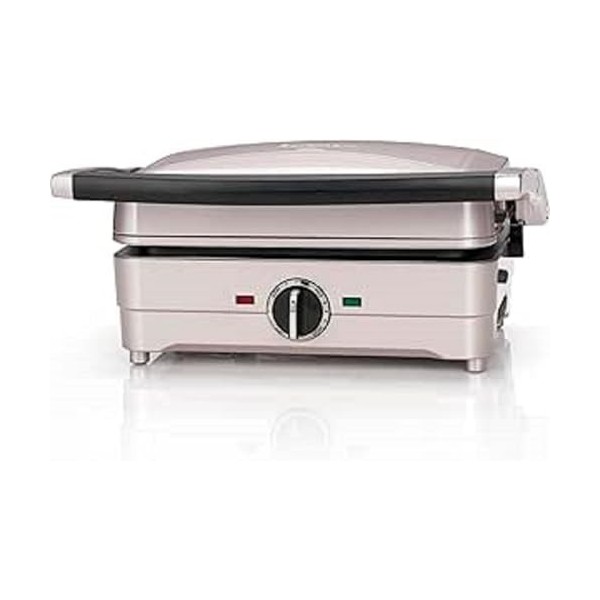 Cuisinart Gaufrier et crêpière 2 en 1 Style Collection | Assiettes amovibles antiadhésives | Perle givrée | WAF2U lot de 1 