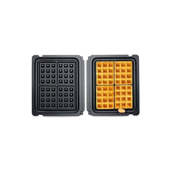 Sage - The No-Mess Waffle Plates - Plaques à Gaufres sans Désordre - Noir