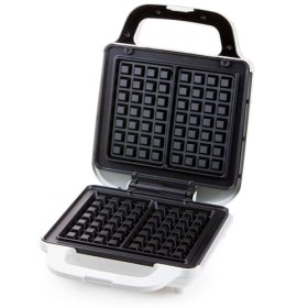 Domo DO9222W Moule à gauffres 2 Gauffre s 900 W Noir, Blanc