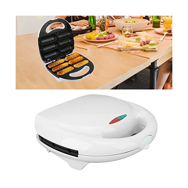 Hotdog Gaufrier 750W Waffle Corn Dog Maker French Muffin Hot Dog Machine Non Stick Corn Dog Machine Prise UE 220-240V 