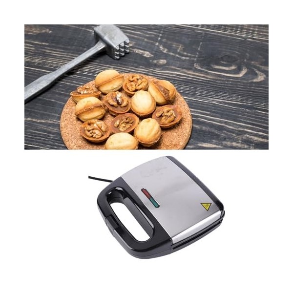 750 W Machine à Biscuits aux Noisettes 12 Trous pour Gâteau aux Noisettes pour la MaisonMachine à Moules à Biscuits aux Noix 