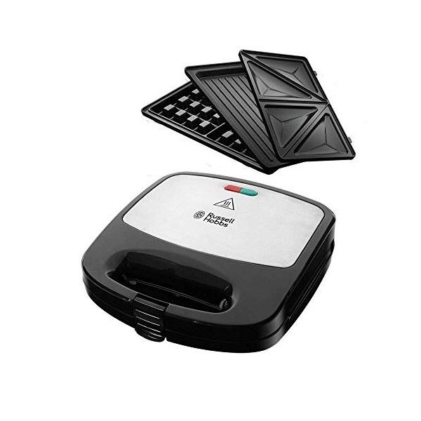 Russell Hobbs Presse Agrumes Electrique [Automatique: Jus de Fruit Frais Rapide] Classic Inox Brossé, 2 Sens Rotation & Appa