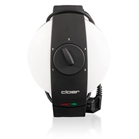 Cloer 1631HB Gaufrier pour 5 coeurs gaufrés individuels, Revêtement antiadhésif, 930 W, lumière de cuisson, fonction stand pr