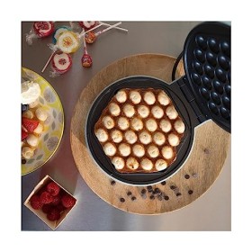 Livoo DOP233 Gaufrier bubble, Plaques avec revêtement antiadhésif, Poignée thermorésistante, 1000 W