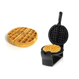 Domo DO9223W Gaufrier belge, en fer, noir