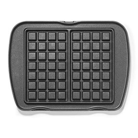 LAGRANGE Jeu de plaques Gaufre 4x7, compatible avec tous les gaufriers "Premium", Plaques en fonte daluminium, Revêtement an