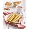 LAGRANGE Jeu de plaques Gaufre 4x7, compatible avec tous les gaufriers "Premium", Plaques en fonte daluminium, Revêtement an