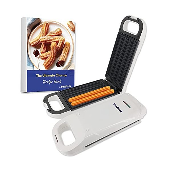 StarBlue Appareil A Churros Avec Livre De Recettes Inclus, Cuisson Saine Et Sans Huile En Quelques Minutes, 220-240 V Ca, 50/