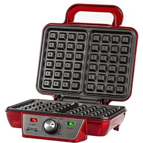 Gadgy ® Gaufrier Belge | Appareil a Gauffre Antiadhesive | 23x16,8 cm | Machine à Gaufres 1000 W | Temperature Ajustable | In