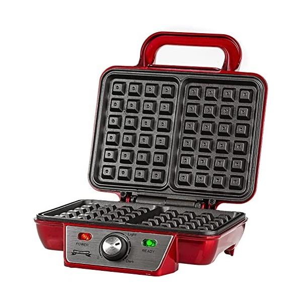 Gadgy ® Gaufrier Belge | Appareil a Gauffre Antiadhesive | 23x16,8 cm | Machine à Gaufres 1000 W | Temperature Ajustable | In