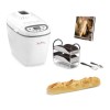 Moulinex Home Bread Baguette Machine à petits pains, 16 programmes, Résultats homogènes, Jusquà 1,5 kg de pain frais, Plaque