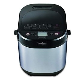 Moulinex Pain et Delices Machine à pain 1Kg 720W 20 programmes automatiques Programme sans gluten Programme yaourt Pain maiso