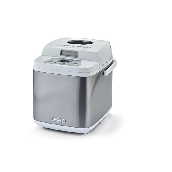 Ariete 132 Panexpress 750 Metal, machine à pain, 500 W, écran LCD, 19 programmes, 3 niveaux de brunissage, argent