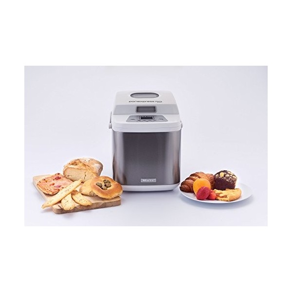 Ariete 132 Panexpress 750 Metal, machine à pain, 500 W, écran LCD, 19 programmes, 3 niveaux de brunissage, argent