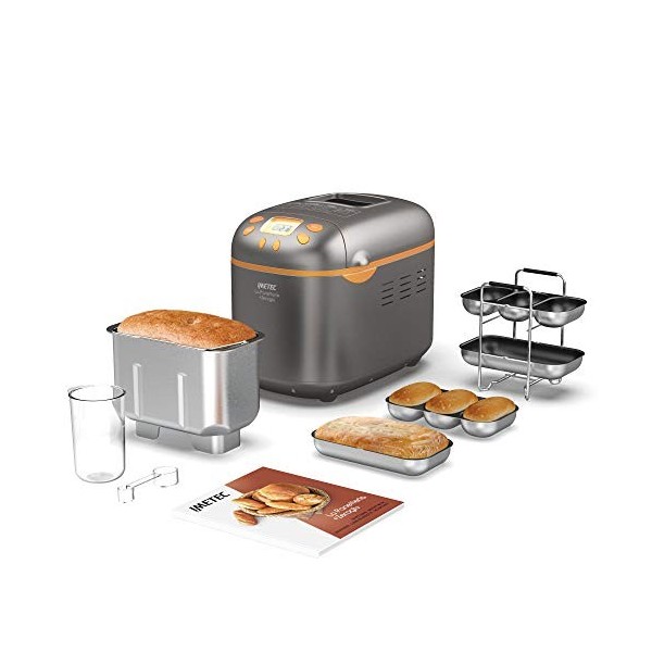 Imetec La Panetteria +Zero Glu - Machine à Pain, Ciabatta, Petits Pains, Pâte à Pizza, Gâteau, Confitures Avec ou ni Gluten -