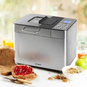 Domo B3971 Machine à Pain Inox Noir Plastique