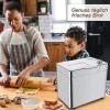 Machine à pain en acier inoxydable avec 25 programmes de cuisson, 3 couleurs de cuisson et 3 niveaux de brunissage 450W