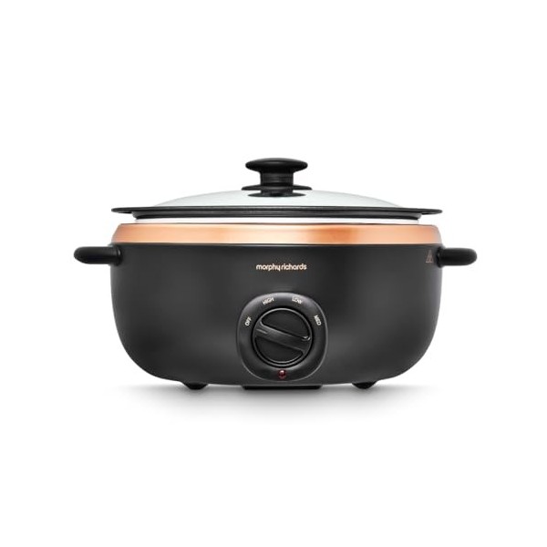 Morphy Richards Sear & Stew 461016EE Mijoteuse 6,5 l, or rose, aluminium