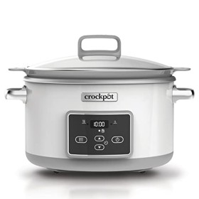 Crockpot Mijoteuse Sauteuse électrique programmable | Avec revêtement antiadhésif DuraCeramic et minuterie numérique | 5L 5-