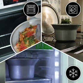 Crockpot Mijoteuse Sauteuse électrique programmable | Avec revêtement antiadhésif DuraCeramic et minuterie numérique | 5L 5-