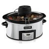 Crockpot CSC012X Mijoteuse Electrique Programmable, 5,7L 5-6 personnes , Mélangeur Automatique, Inox