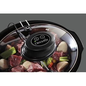 Crockpot CSC012X Mijoteuse Electrique Programmable, 5,7L 5-6 personnes , Mélangeur Automatique, Inox