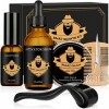 Kit De Croissance Barbe, Jane Choi Sérum Huile Barbe De Croissance Pour Pousse Barbe Accélérateur, Barbe Dermaroller, Beard G