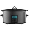 Cecotec Pot de cuisson Lenta Chup Chup Chup 5,5 litres, seau en céramique de forme ovale, couvercle en verre avec joint en si