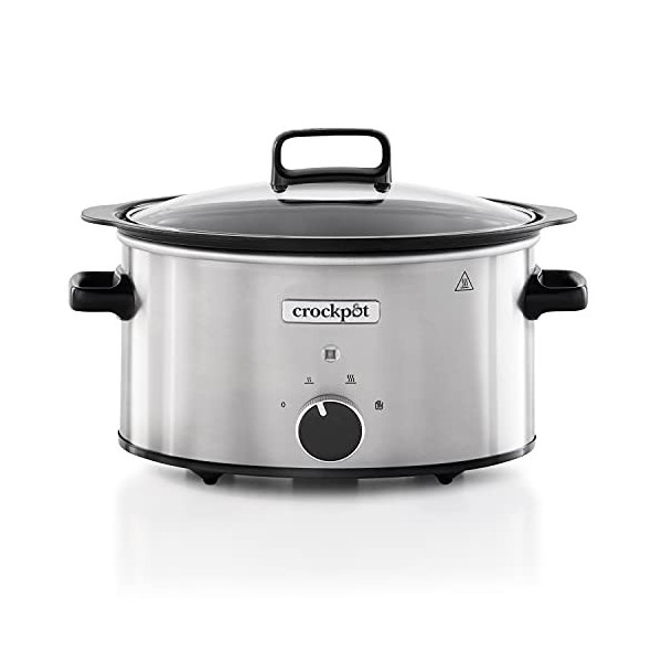CROCK-POT Mijoteuse Electrique, Grès, Noir, 2,4 L 2 personnes 