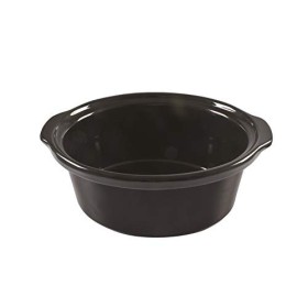 BEPER BC.510 Slow Cooker Electrique, Cuve Amovible Anti Adhésive 2en1, 3 Programmes de Cuisson 280 W, 4,5 L, Céramique, Verre