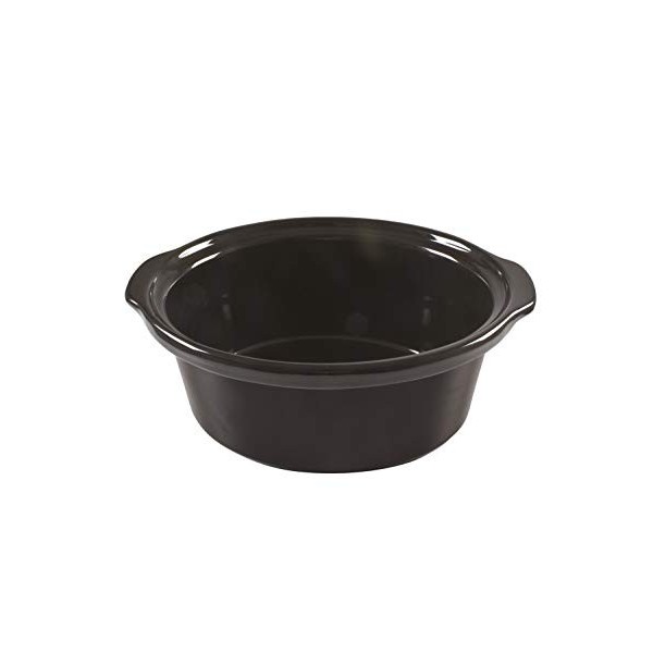 BEPER BC.510 Slow Cooker Electrique, Cuve Amovible Anti Adhésive 2en1, 3 Programmes de Cuisson 280 W, 4,5 L, Céramique, Verre