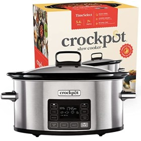 Mijoteuse programmable TimeSelect Crock-Pot | Planification du repas et affichage numérique programmable | 5,6L 7 + personne
