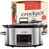 Mijoteuse programmable TimeSelect Crock-Pot | Planification du repas et affichage numérique programmable | 5,6L 7 + personne