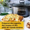Mijoteuse programmable TimeSelect Crock-Pot | Planification du repas et affichage numérique programmable | 5,6L 7 + personne