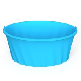 Povxlum Revêtement en silicone réutilisable pour mijoteuse de 5,7 l, bleu, durable, facile à installer