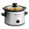 Elite Gourmet MST-250XS Mijoteuse électrique avec cuve en céramique, température réglable, pour entrées, sauces, soupes, rôt