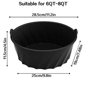 Revêtement en silicone de qualité alimentaire pour mijoteuse, résistant aux hautes températures et anti-fuite, accessoires de