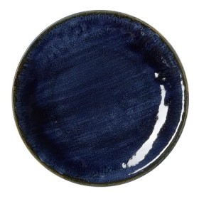 WAS Germany Assiettes plates 23 x 17 cm Lot de 6 assiettes plates en porcelaine océan foncé