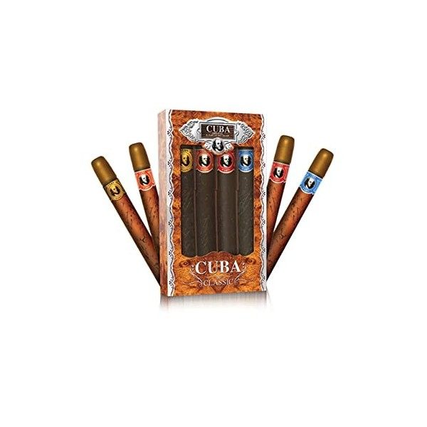 Cuba Collection - Lot de 4 pieces Coffret Cadeau - pour Homme