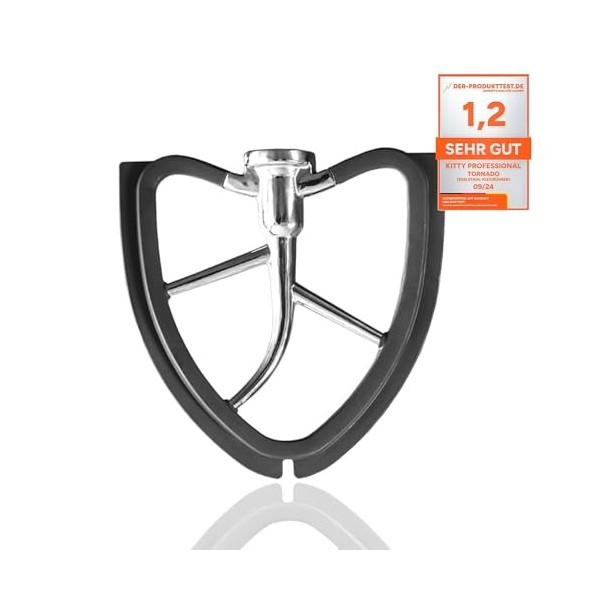 Kitty Professional Mélangeur flexible professionnel « Tornado » pour robot de cuisine compatible avec les bols Kitchen Aid 4,