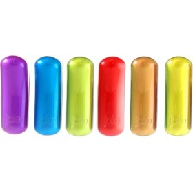 Joie 29340 Lot de 6 pinces à sac arc-en-ciel en plastique