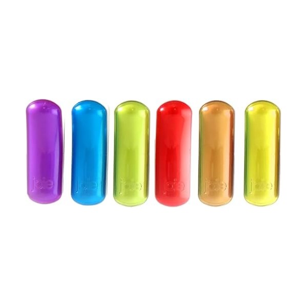 Joie 29340 Lot de 6 pinces à sac arc-en-ciel en plastique
