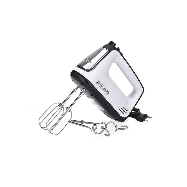 SEVERIN Batteur électrique 400 W, Fouet électrique avec 5 vitesses, fonction turbo et poignée Soft-Touch, Batteur mixeur livr